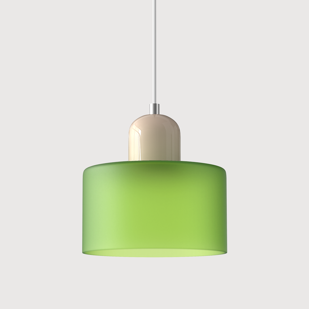 BowLift | Modern Lamp with Colored Glass and Geometric Shape