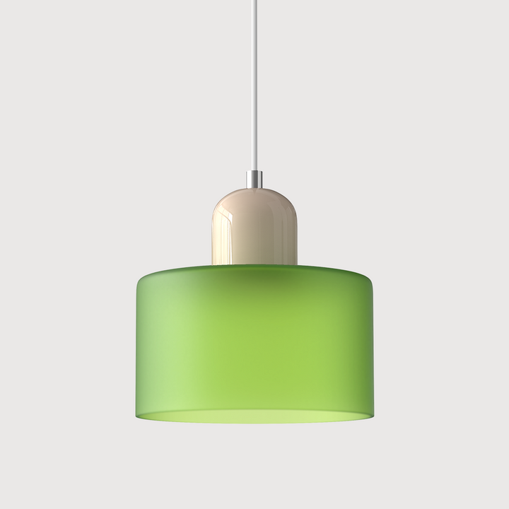 BowLift | Modern Lamp with Colored Glass and Geometric Shape