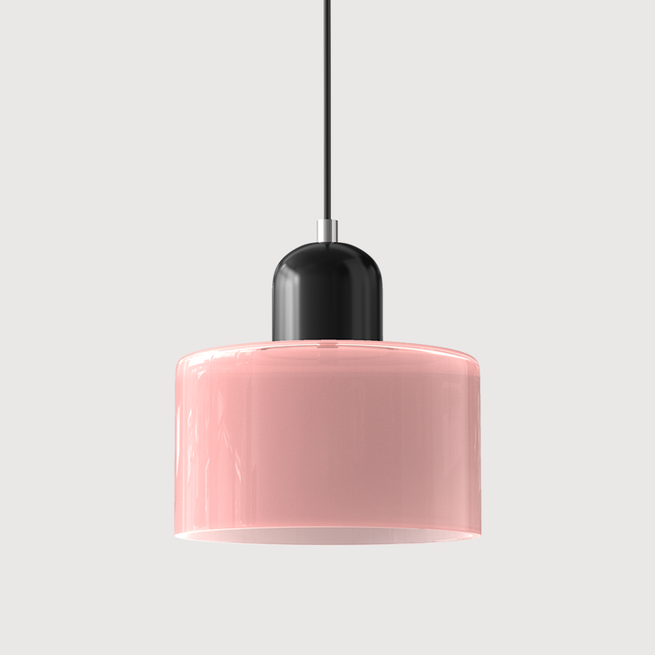 BowLift | Modern Lamp with Colored Glass and Geometric Shape