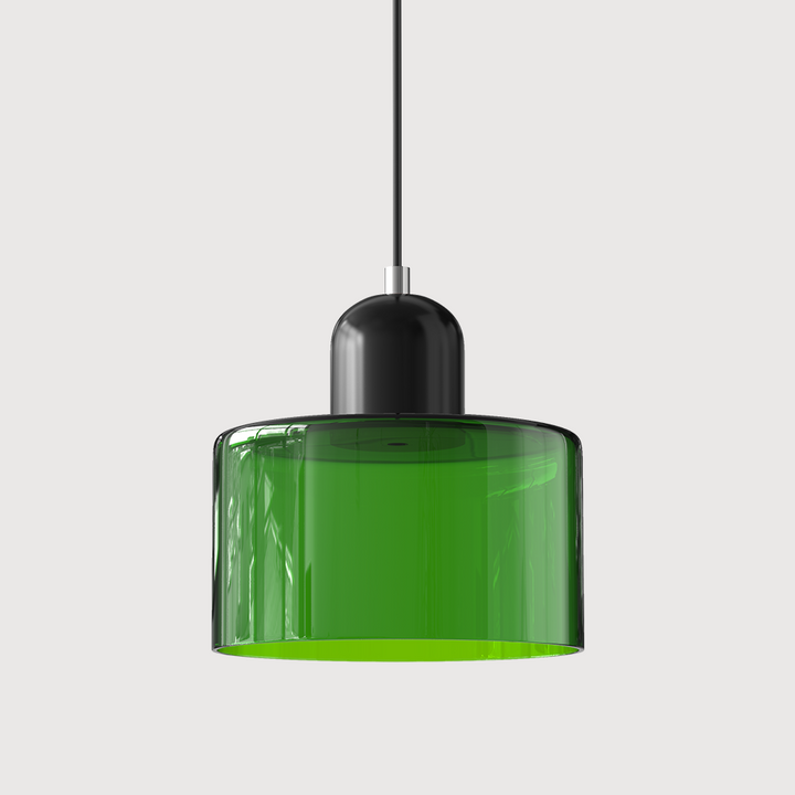 BowLift | Modern Lamp with Colored Glass and Geometric Shape