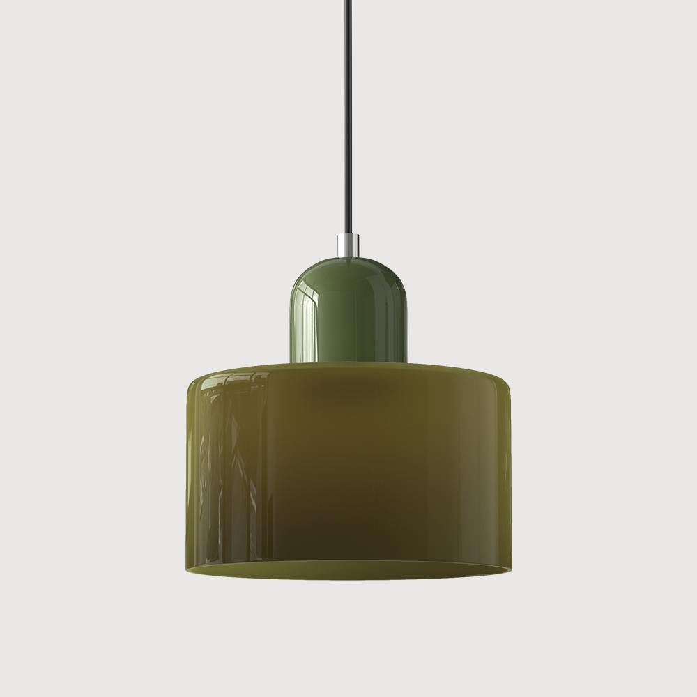 BowLift | Modern Lamp with Colored Glass and Geometric Shape