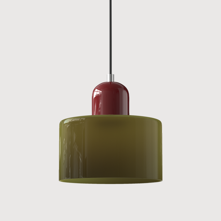 BowLift | Modern Lamp with Colored Glass and Geometric Shape