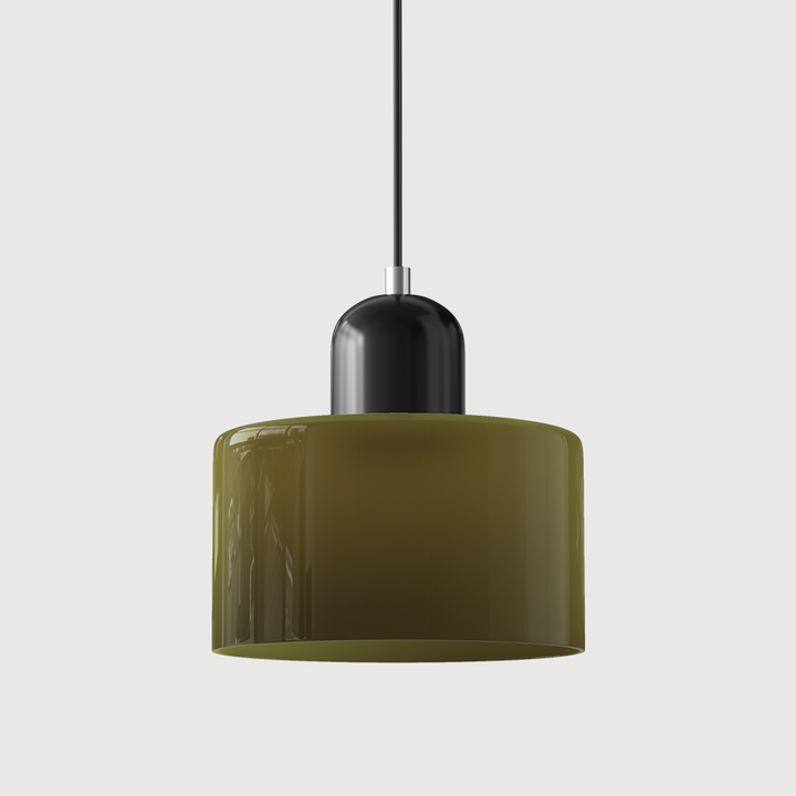BowLift | Modern Lamp with Colored Glass and Geometric Shape