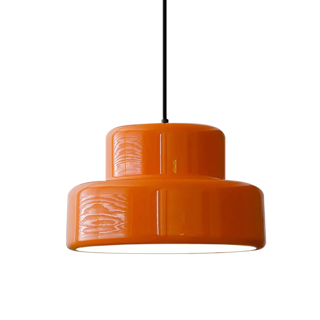 BowLift | Bauhaus Glow Light - Enchanting Orange pendant light for the dining room