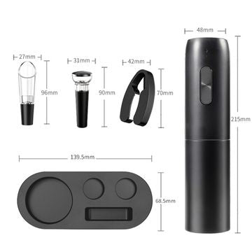 EasyPour | Improve Your Wine Experience (Incl. Wine Stopper, Wine Pourer, Foil Cutter) | Bowlift