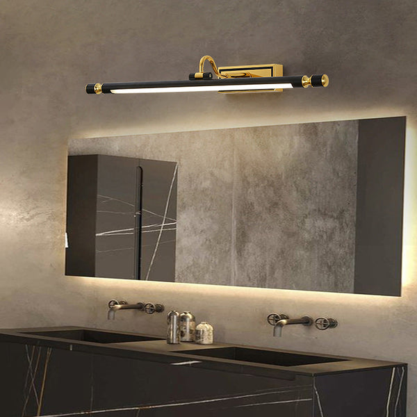 Luxury Black-Gold Mirror Lamp – LumoGold | Bowlift
