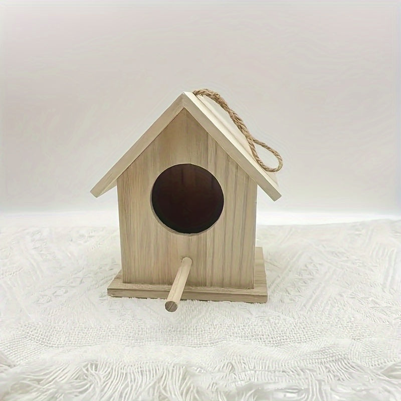 BowLift | Bird House Wooden Hanging Nest Box Shelter