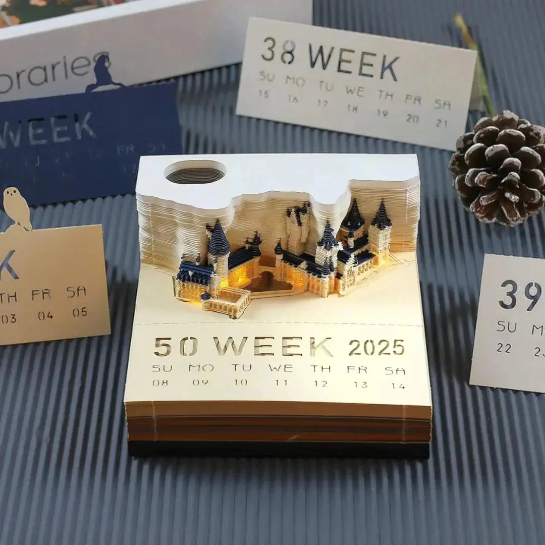 BowLift | Illuminated 3D Castle Notebook