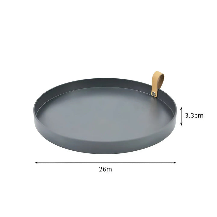 BowLift | Simple solid color round storage tray