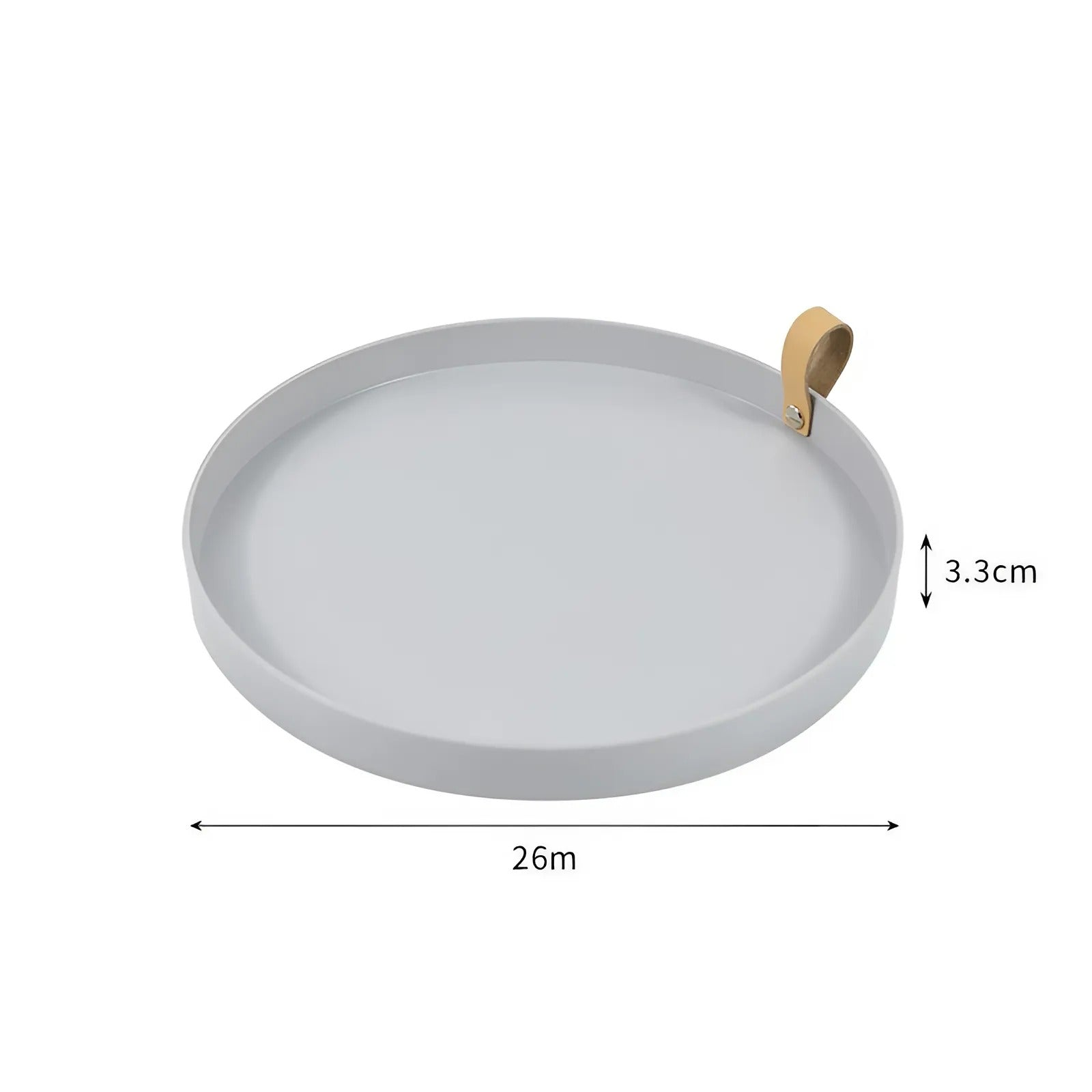 BowLift | Simple solid color round storage tray