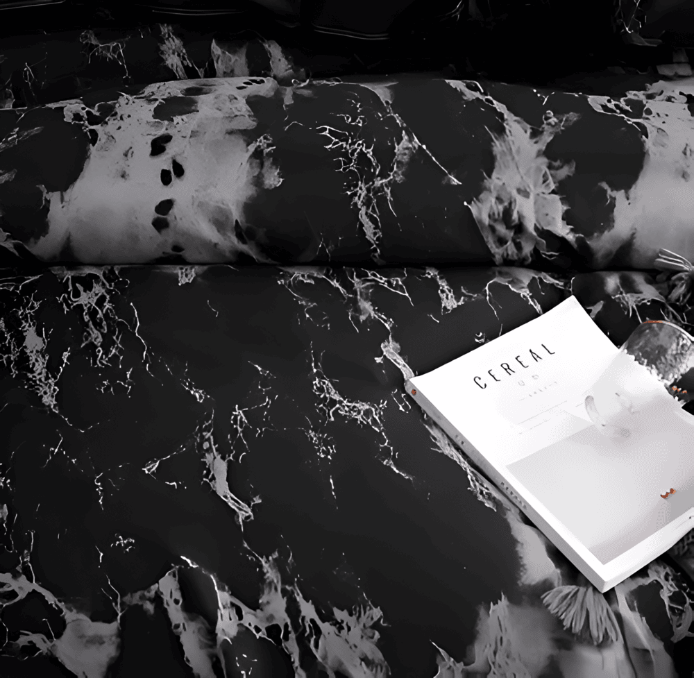 BowLift | Bedding 155x220 Marble | Luxurious 3-piece Set