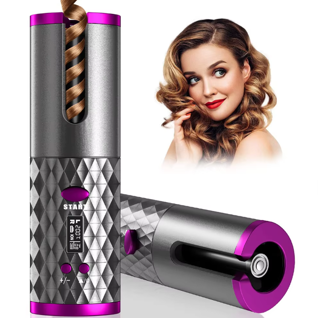 BowLift | Wireless hair curling iron with a ceramic body – Fast and long-lasting curls