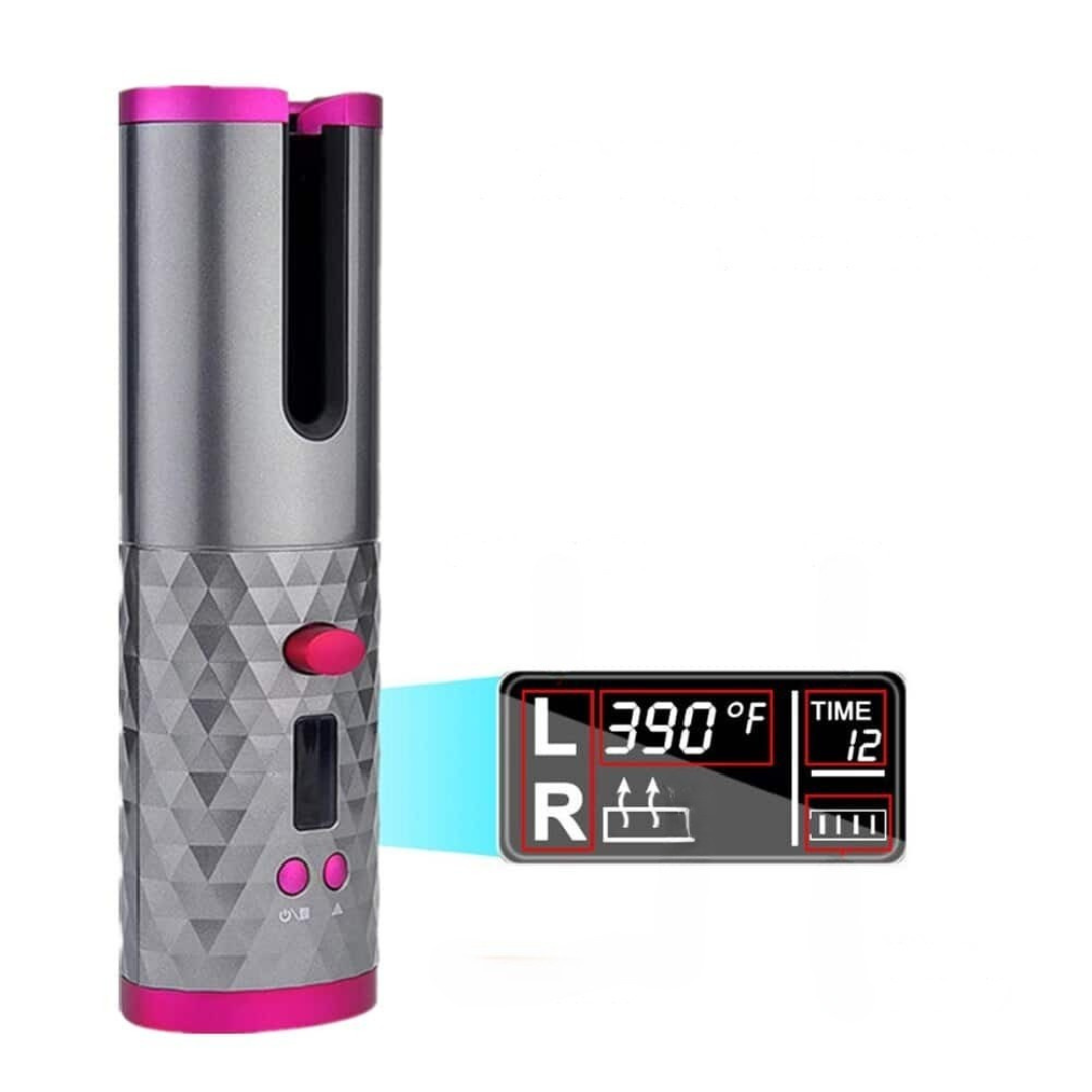 BowLift | Wireless hair curling iron with a ceramic body – Fast and long-lasting curls