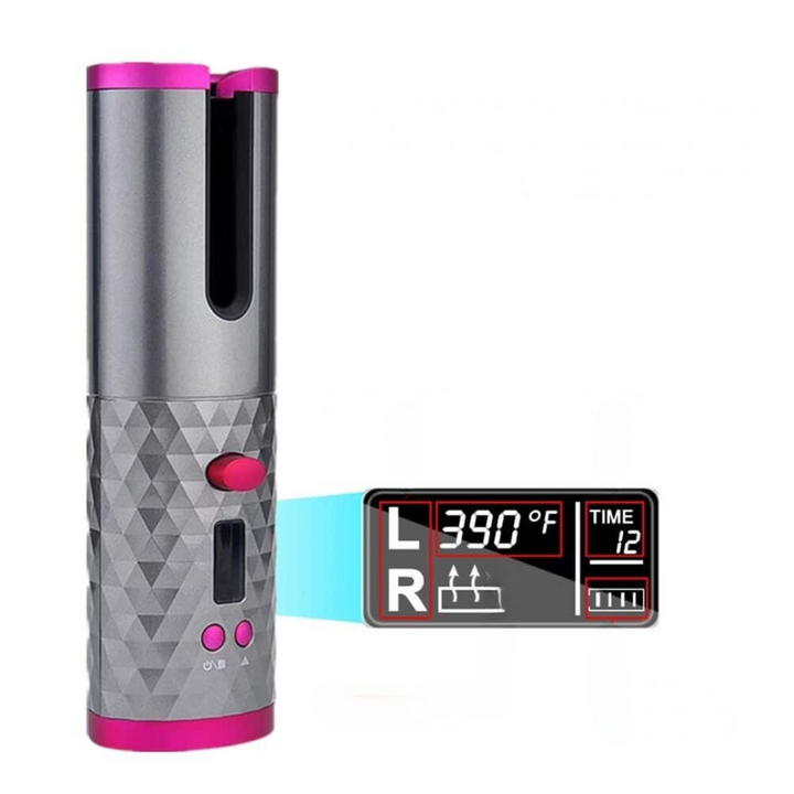BowLift | Wireless hair curling iron with a ceramic body – Fast and long-lasting curls