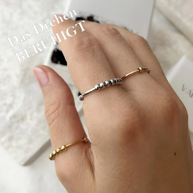 BowLift | Calm – Anxiety Ring with Pearls - Anti Stress & Anti Anxiety