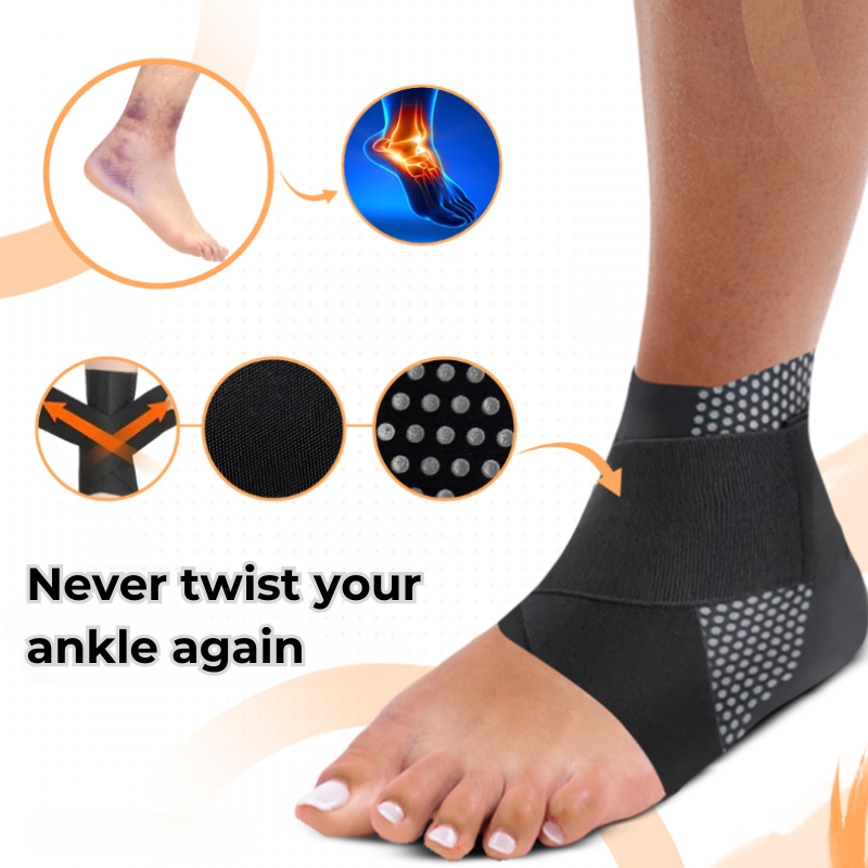 BowLift | FlexiGuard Ankle Support – Light, Breathable & Suitable for Sports Shoes