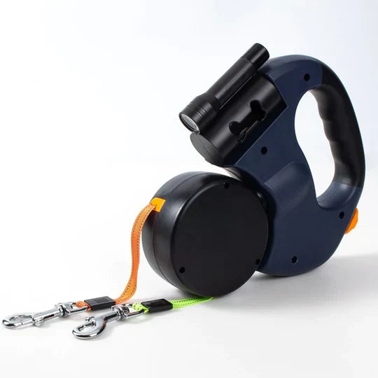 DuoPaw - Practical Retractable Dog Leash with Knot-Free System Bowlift
