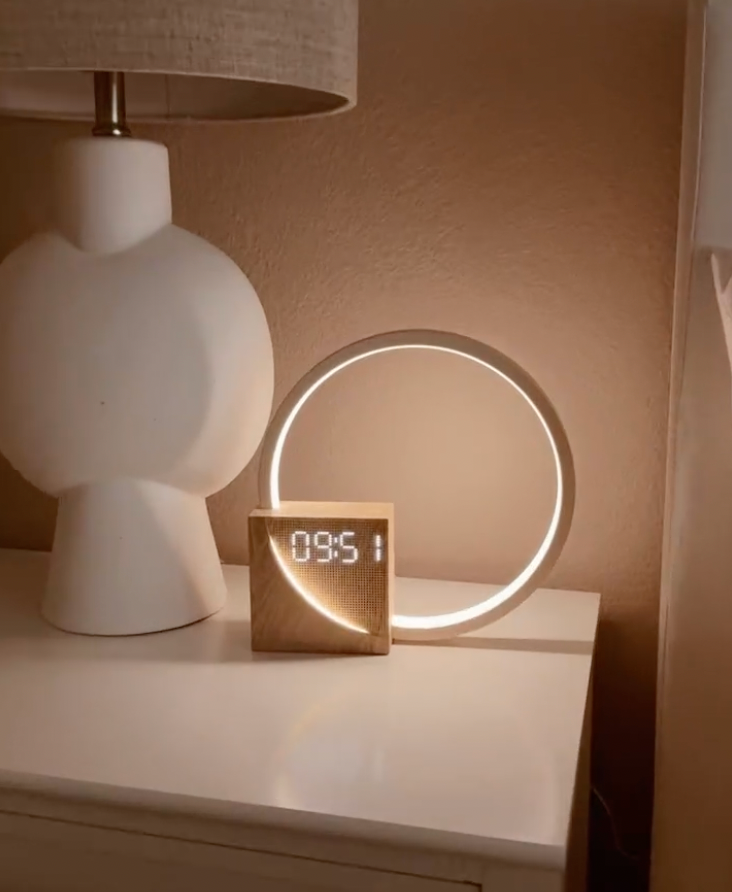 BowLift | Sunrise Simulation Alarm Clock with Built-In Charger