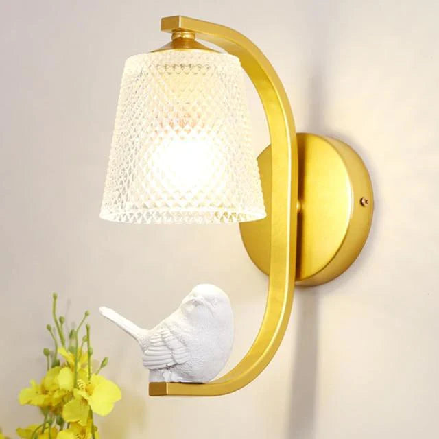 Bird Lamp Wall Lamp Bowlift