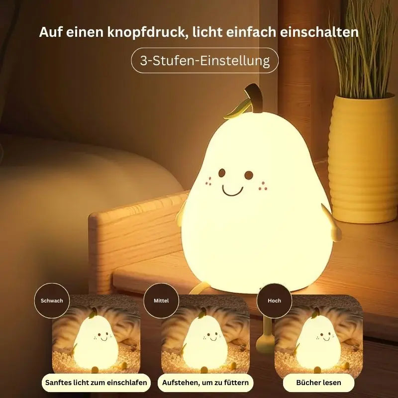 BowLift | Pear-shaped night light made of silicone
