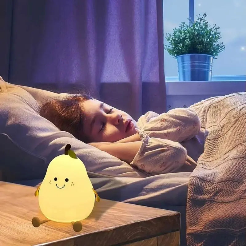 BowLift | Pear-shaped night light made of silicone