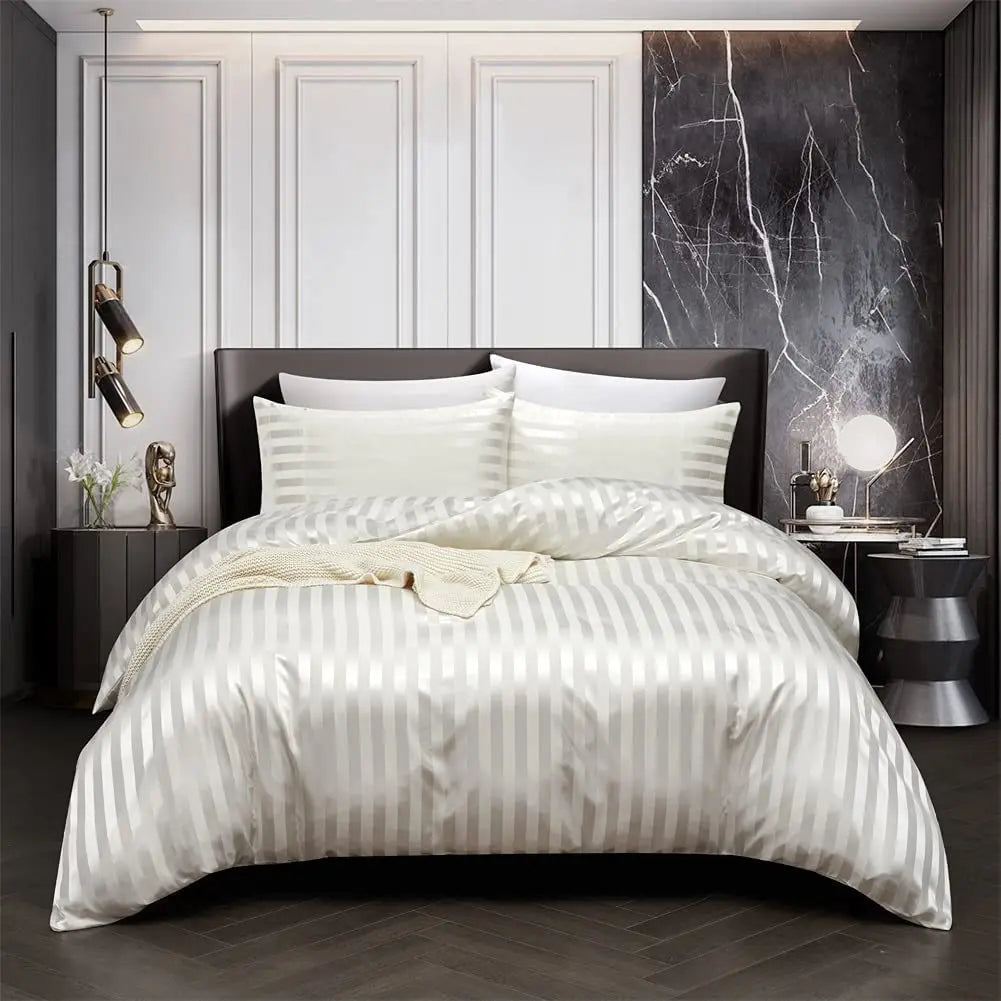 BowLift | NoirLuxe Set - Luxury Satin Duvet Cover for the Bedroom