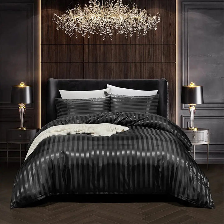 BowLift | NoirLuxe Set - Luxury Satin Duvet Cover for the Bedroom
