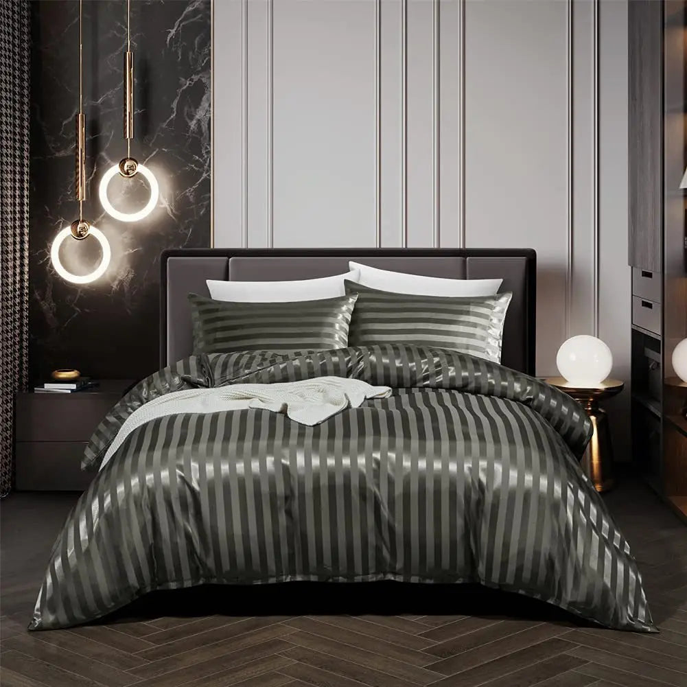 BowLift | NoirLuxe Set - Luxury Satin Duvet Cover for the Bedroom