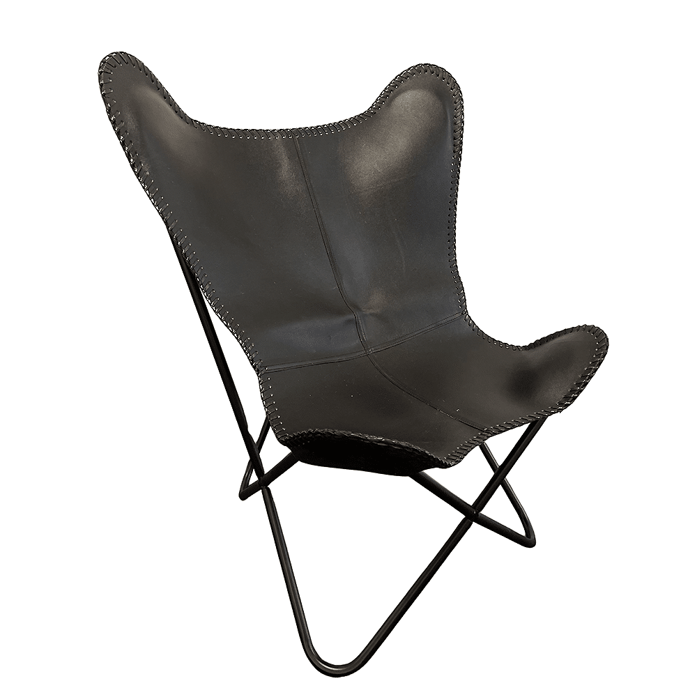 Bat chair made of real leather (available in different colors) | Bowlift