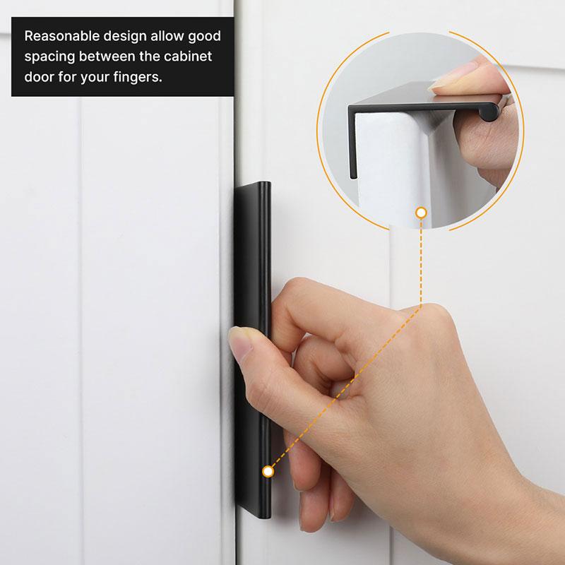Bowliftack Kitchen Cabinet Finger Edge Drawer Handles | Bowlift