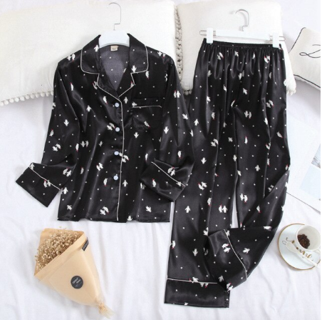 BowLift | Satin-Pajama-Set