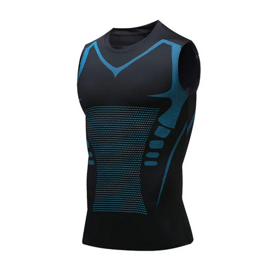 BowLift | KrachtVorm Men's Compression Vest – Invisible Posture Correction & Slimmer Appearance