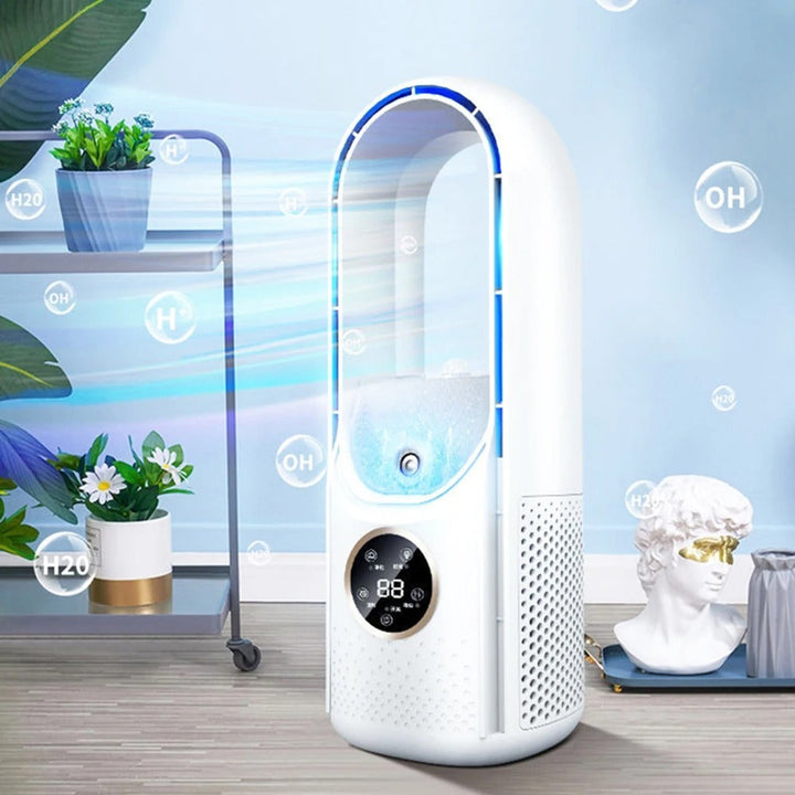 Bladeless Portable Air Conditioner | Ultra-Quiet, Ergonomic Design & Ideal for Home and Office Use | Bowlift
