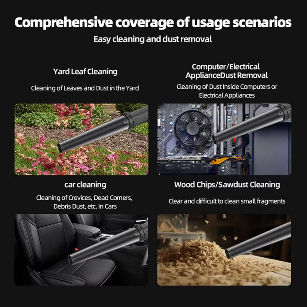 Battery-operated fan – ideal for cleaning | Bowlift