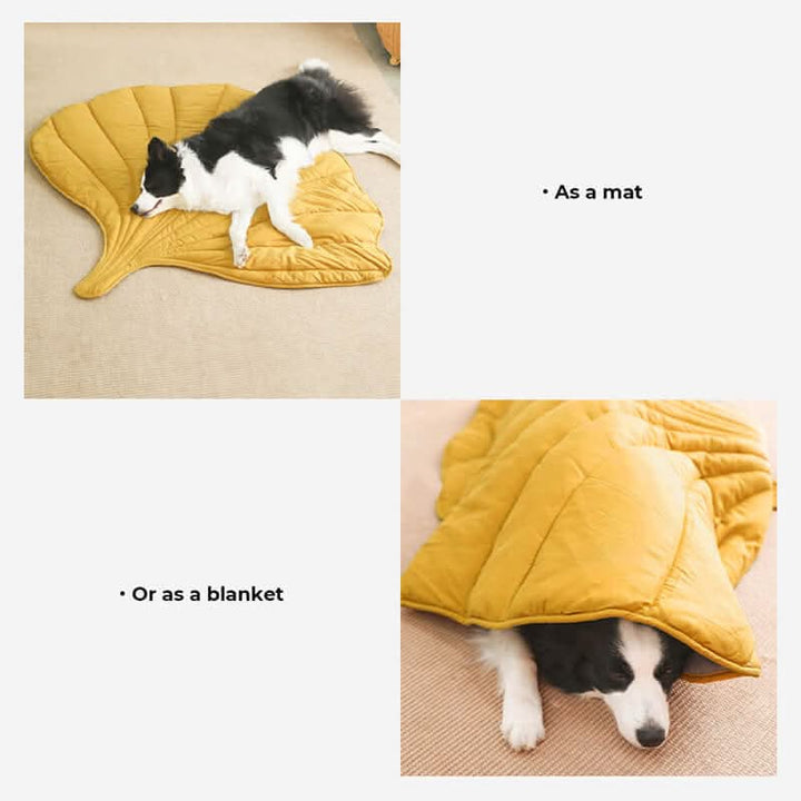 BowLift | LeafNest Dog Bed – Comfortable Leaf-shaped Bed made of Cotton and Polyester