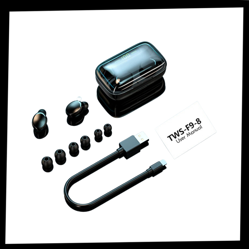 BowLift | Bluetooth earbuds with rechargeable battery case