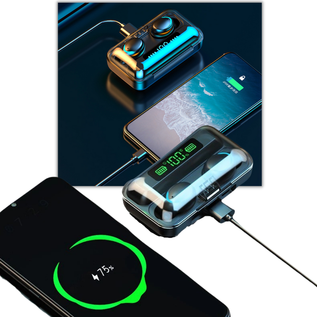 BowLift | Bluetooth earbuds with rechargeable battery case
