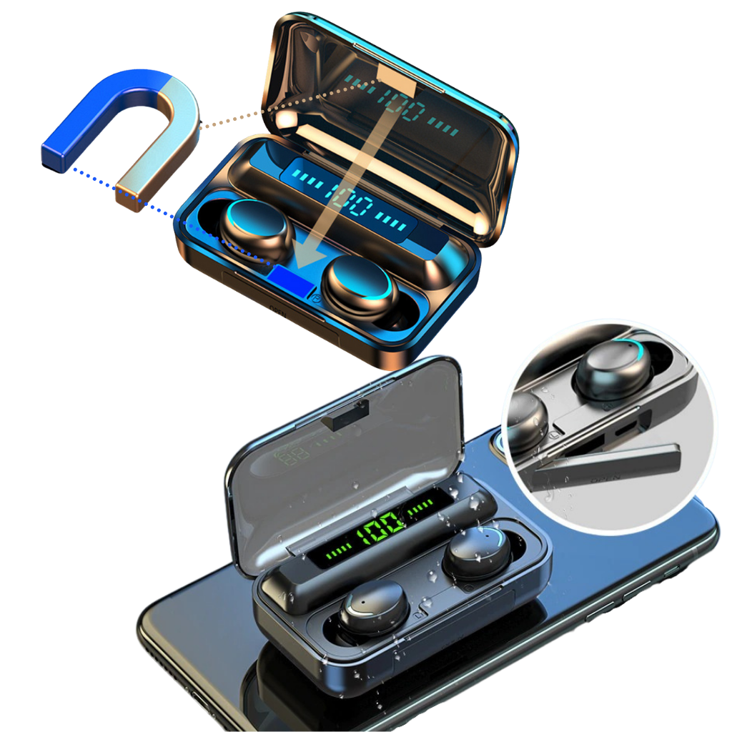 BowLift | Bluetooth earbuds with rechargeable battery case