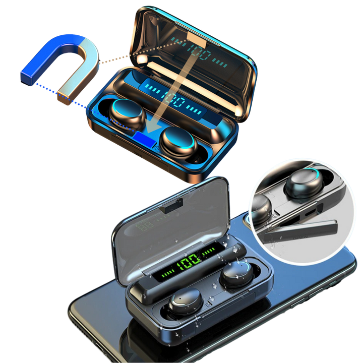 BowLift | Bluetooth earbuds with rechargeable battery case