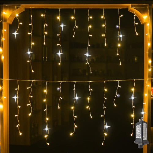 BowLift | GlowCurtain LED String Lights | Outdoor Lighting for Parties | Warm White | Perfect Decoration for Events