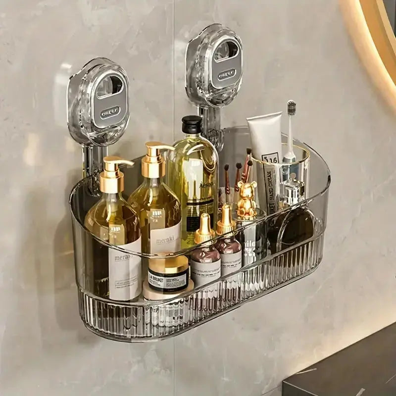 BowLift | Drill-free suction cup bathroom storage box
