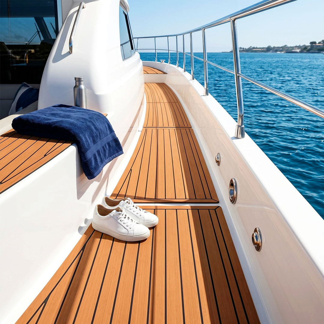 Boot Flooring EVA Teak Flooring Self-Adhesive | Bowlift