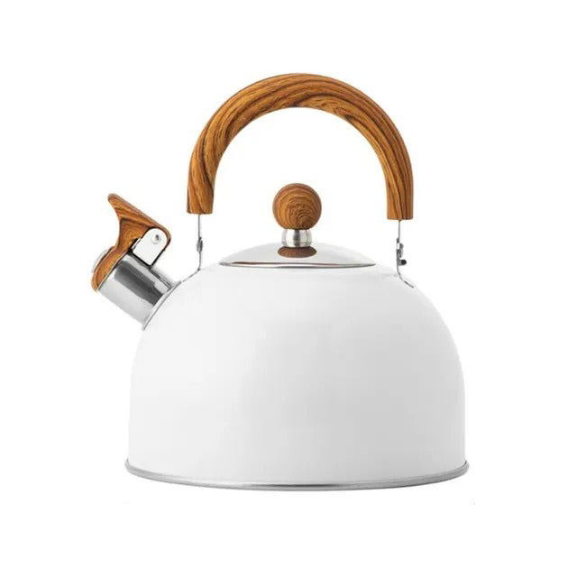 Stainless Steel Whistling Kettle Cooking Time – 2.5L or 3L with Sound Signal | Bowlift