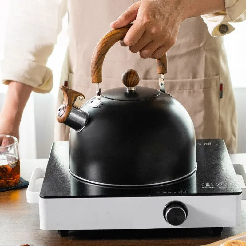 Stainless Steel Whistling Kettle Cooking Time – 2.5L or 3L with Sound Signal | Bowlift