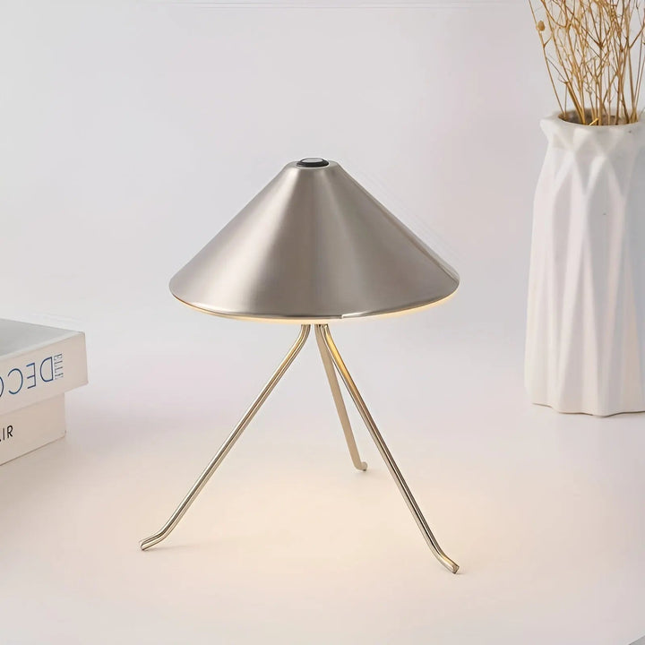 BowLift | Eleganza Luxe Table Lamp – USB Rechargeable LED Lighting with Chic Design in Black, Gold and Silver