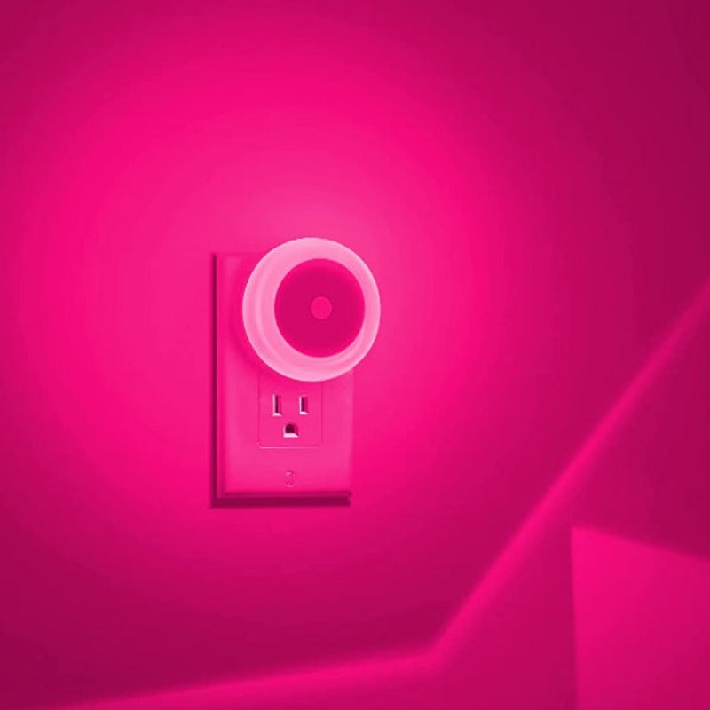 BowLift | Night lights plug into the wall [4Pack], night light with light sensors, LED night light for the children's room, baby night light, bathroom night light, stair lights, hallway light