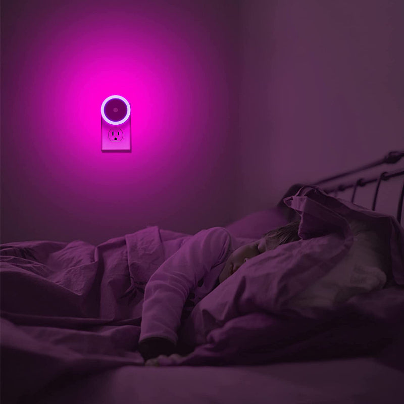 BowLift | Night lights plug into the wall [4Pack], night light with light sensors, LED night light for the children's room, baby night light, bathroom night light, stair lights, hallway light