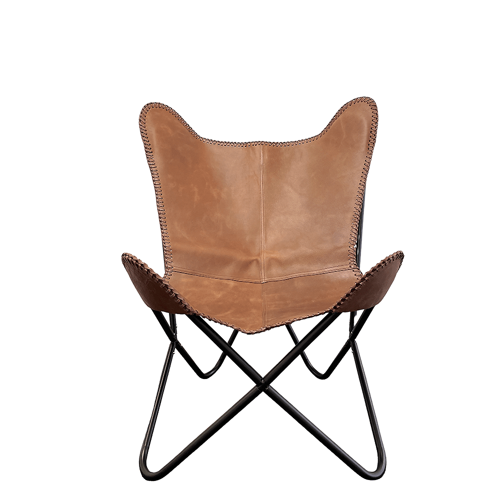 Bat chair made of real leather (available in different colors) | Bowlift