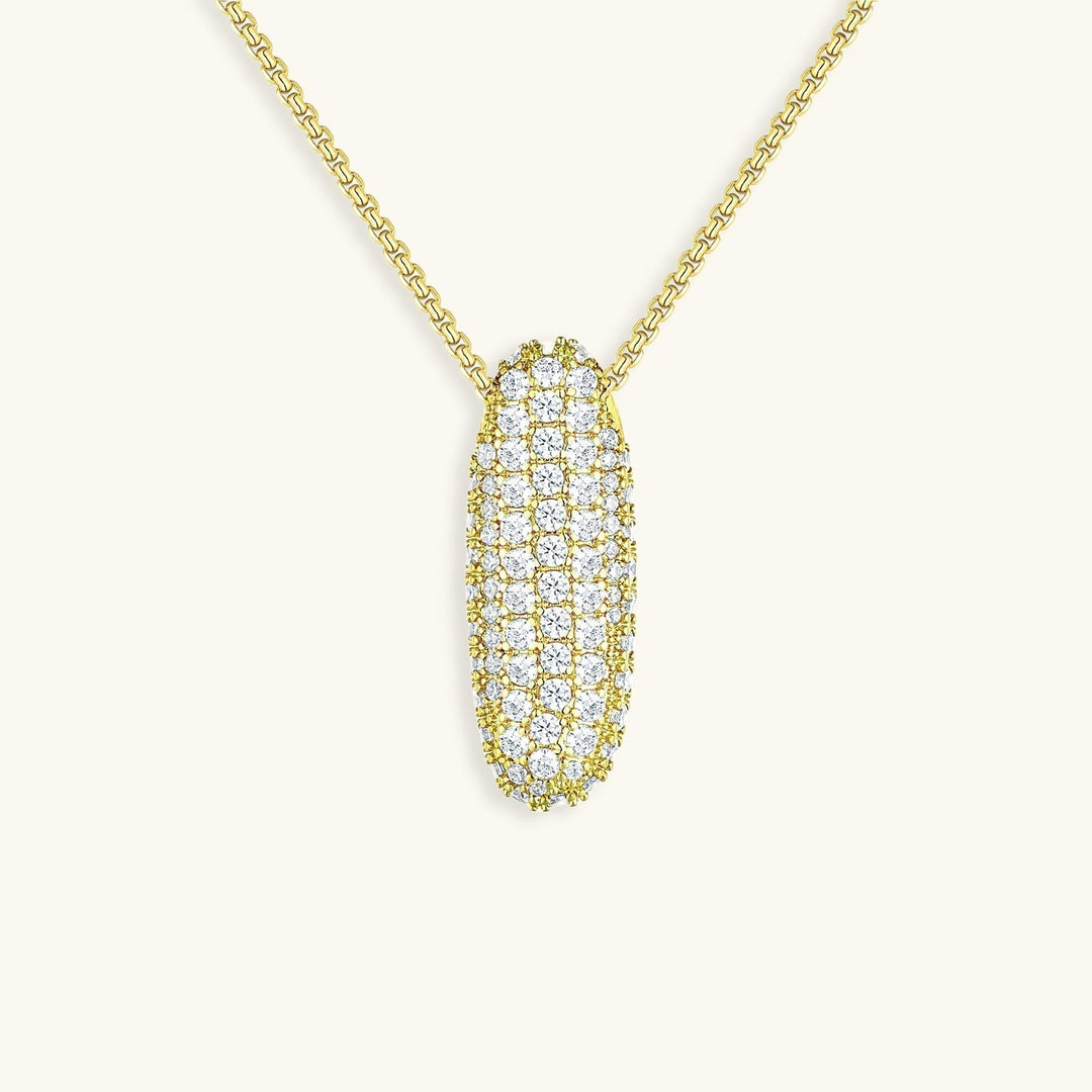 BowLift | Bubble Initial-Diamond-Necklace