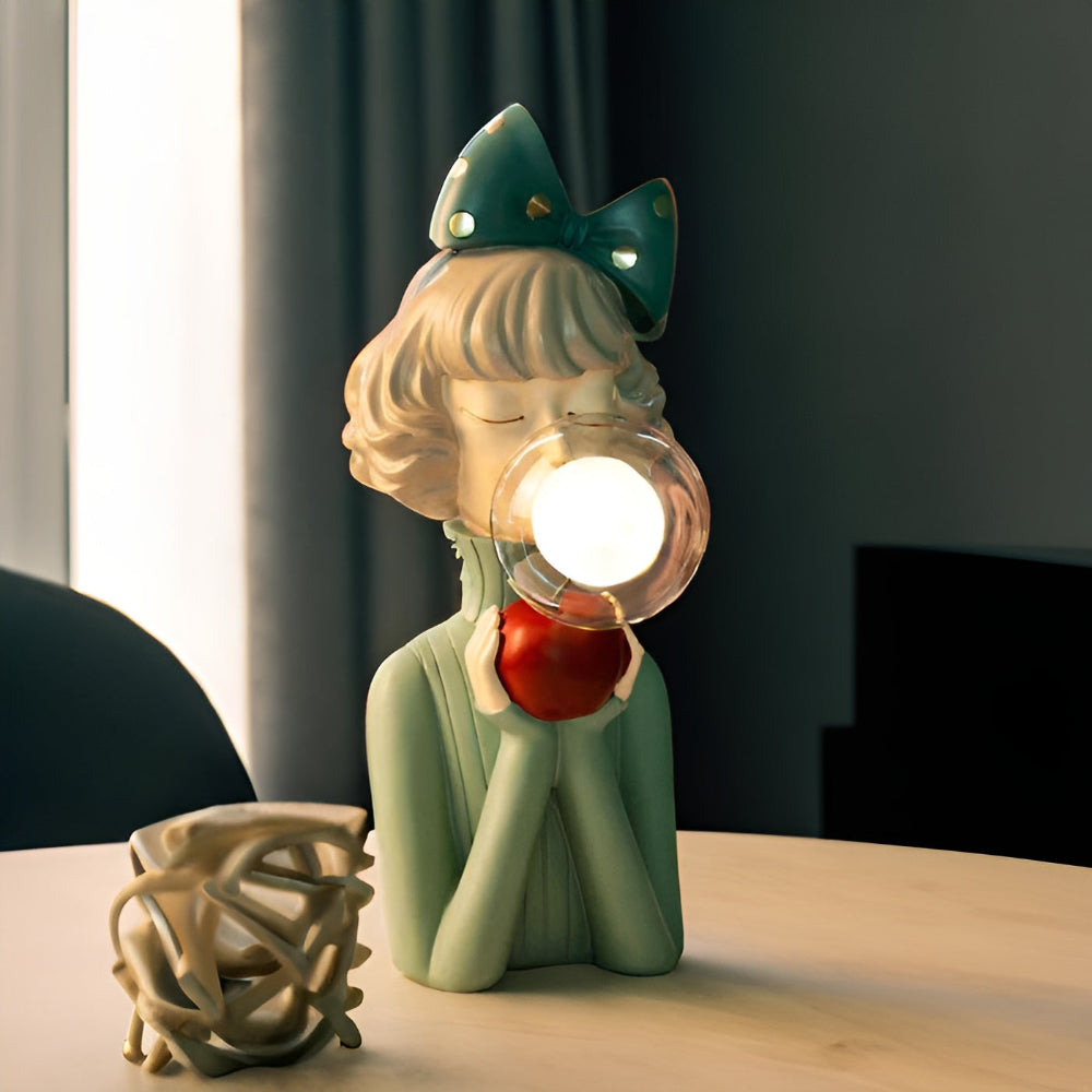 BowLift | BubbleFairies Table Lamp – Enchanting Quartet Cartoon Girl Figurine Light